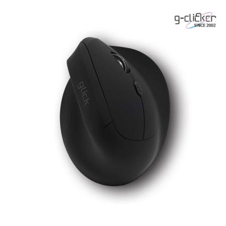 지클릭커 OFFICEPRO ERGO 버티컬 무소음 인체공학 블루투스 무선 OP70 (블랙)