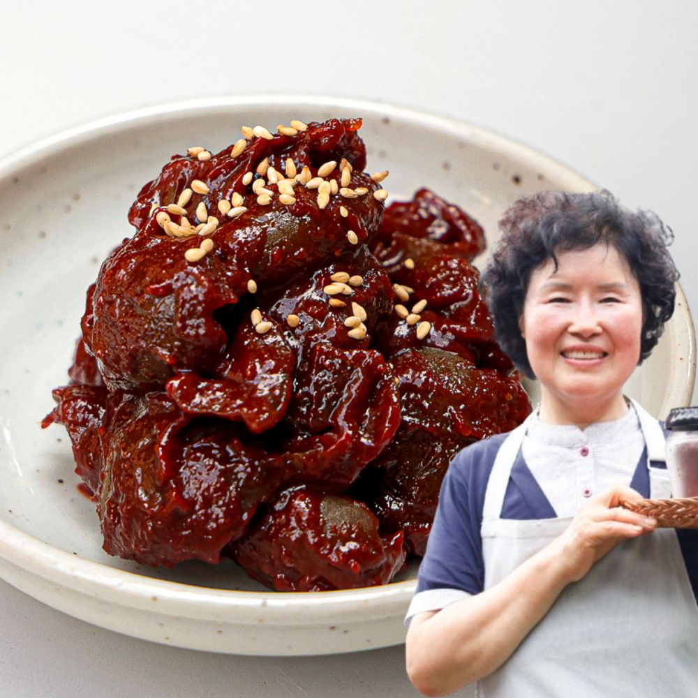 매실짱아치 국산 고추장 매실 장아찌 반찬 순창 고전전통 500g, 1개 - 상품 이미지