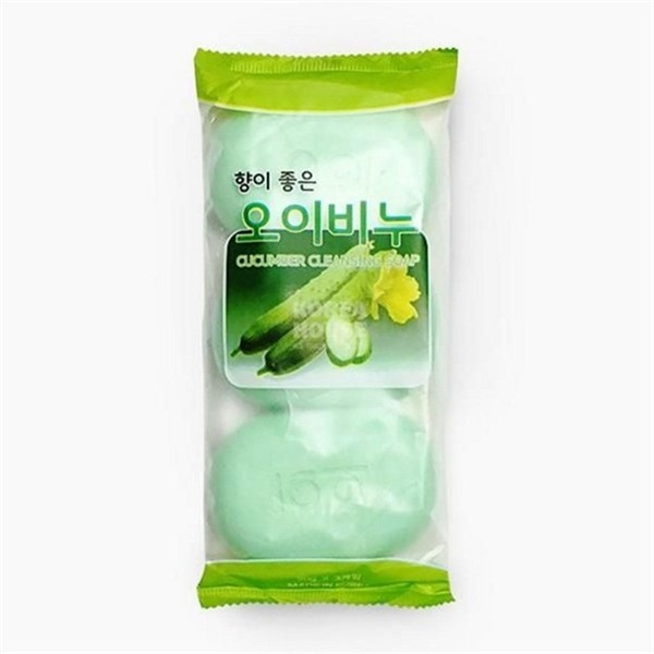 순한 오이 세수 비누 보습 오이 클렌징 비누 저자극 세정력 - 상세 이미지 2