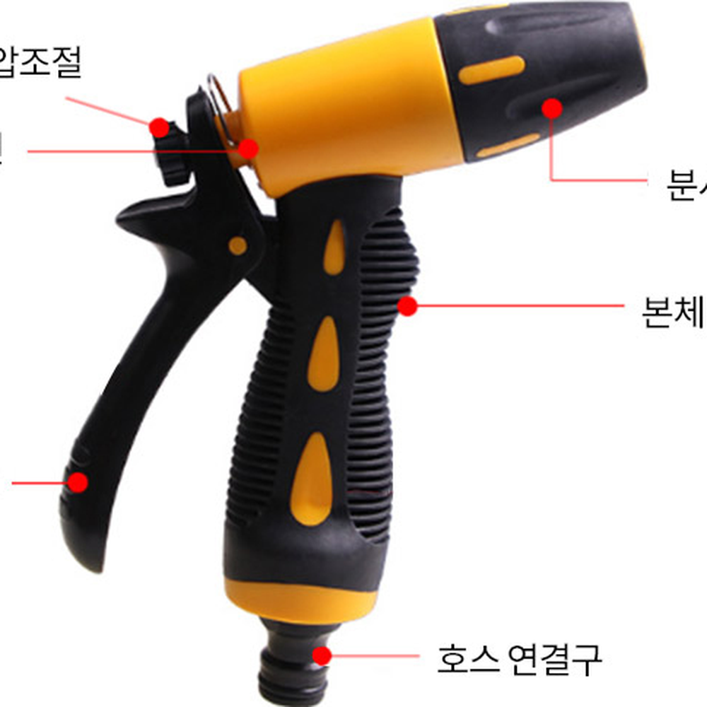 강력분사세차용물분사기 청소용워터건 노즐변환원예용스프레이건 - 상세 이미지 3