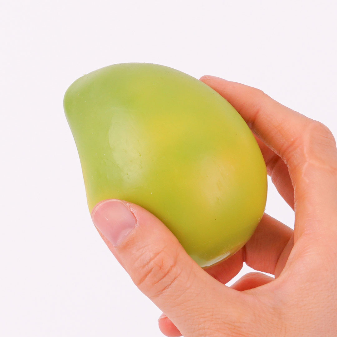 망고 말랑이 스퀴시 변색 망고 익어가는 크런치 슬라임 이미지 6