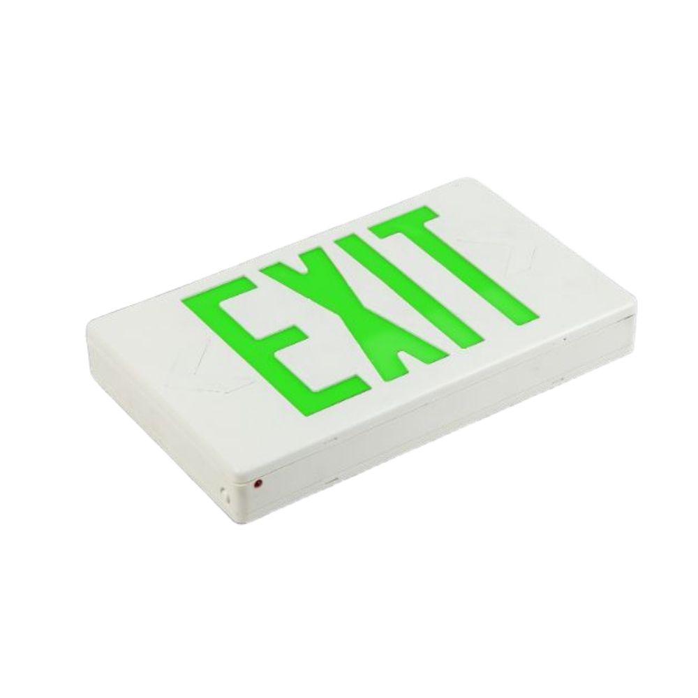 비상구 유도등 EXIT 학교 비상계단 피난유도등 빌딩용 단면 녹색 110-220V - 상품 이미지