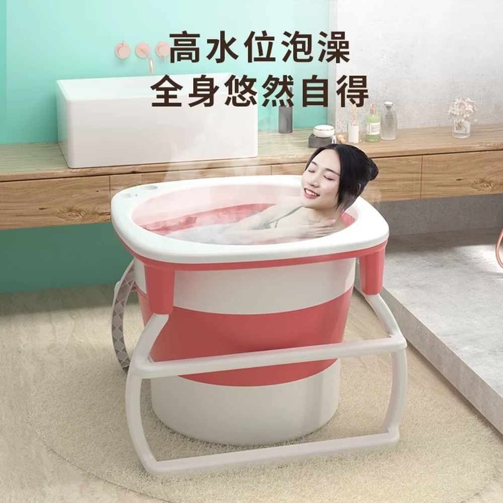 이동식욕조 접이식 원형 가정용 반신욕 개인 휴대용 - 상세 이미지 2