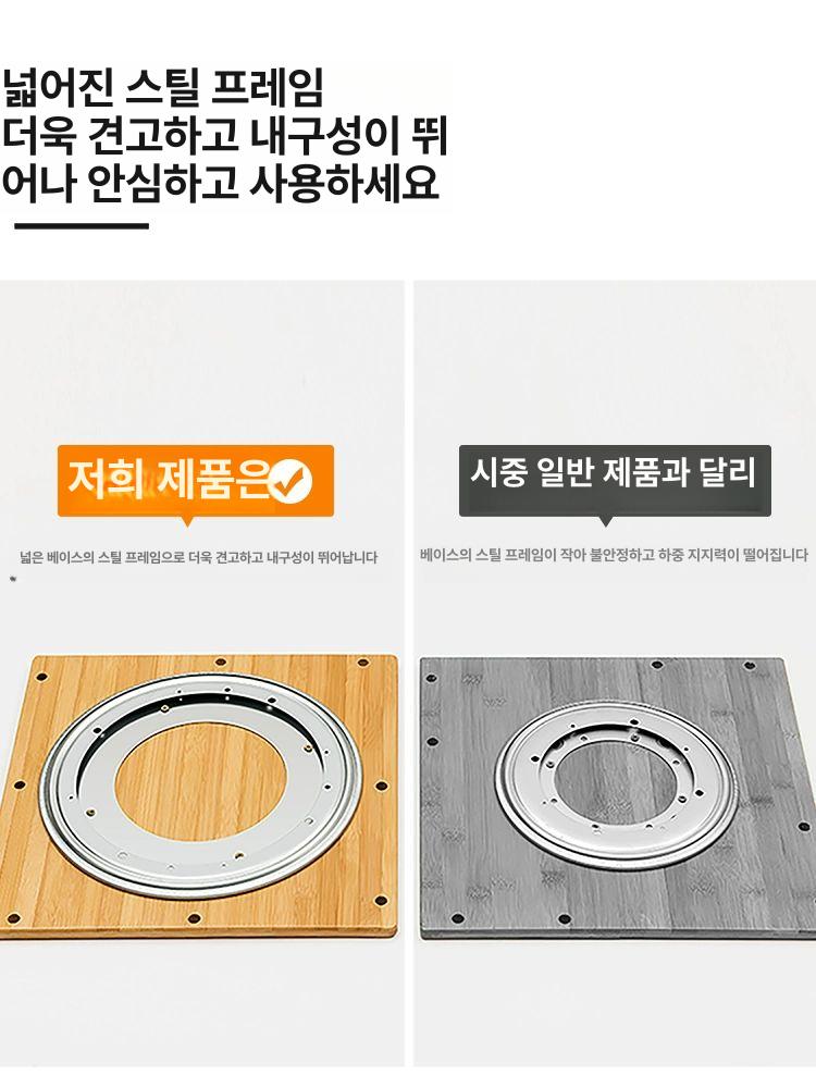 회전형 어린이 다층 수납장 학생용 아기책 수납 가정용 내추럴 5단 - 상세 이미지 3