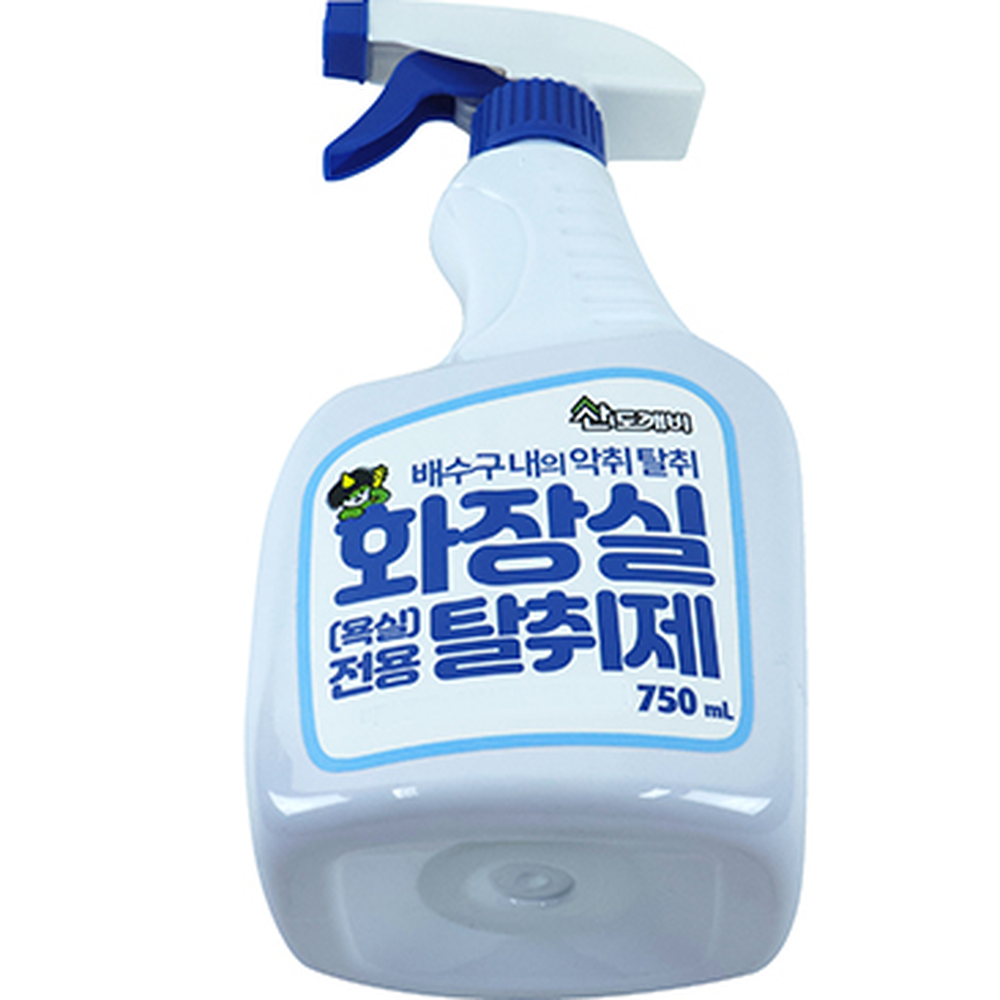 편안한그립 대용량욕실탈취제 액체분사형하수구냄새화장실탈취제 750ml - 상세 이미지 2