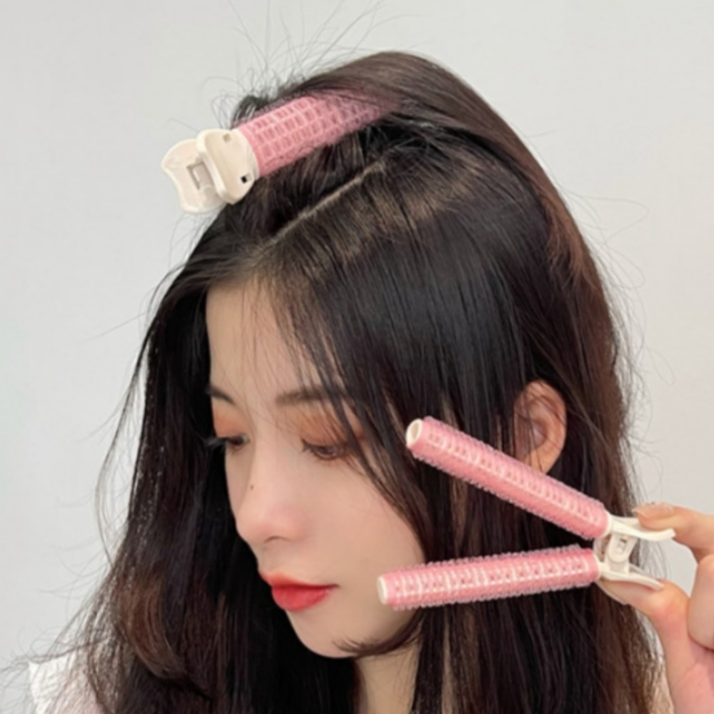 뿌리볼륨 집게 2P 앞머리롤 웨이브 집게핀 파마 - 상품 이미지