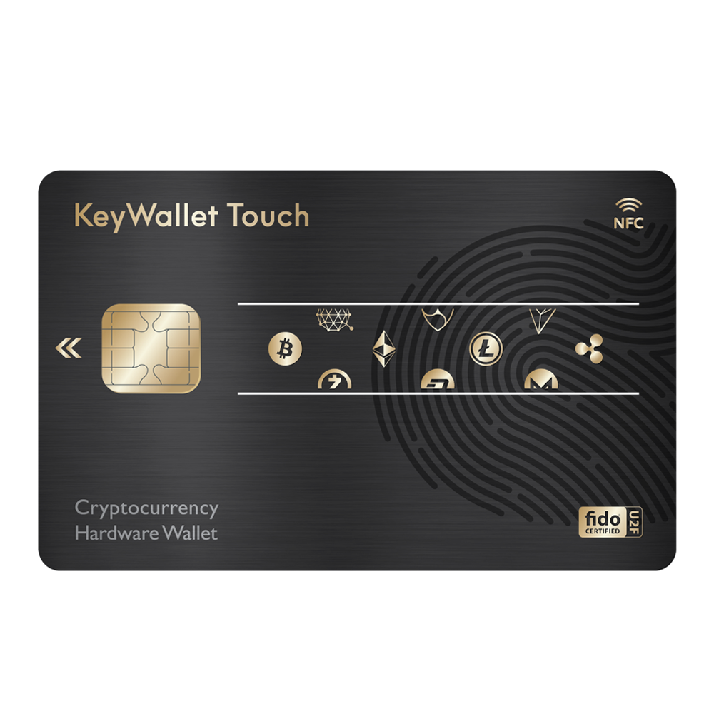 키월렛터치 콜드월렛 암호화폐 비트코인 이더리움 지갑속 일반 카드형 NFT NFC ERC - 상품 이미지