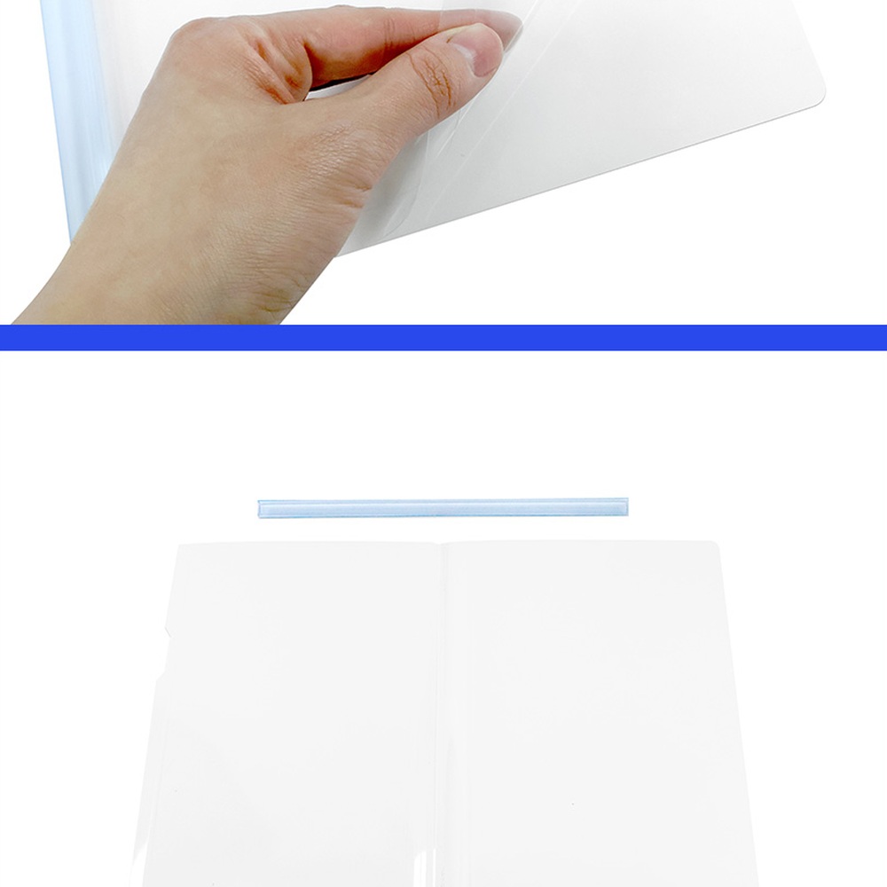 고정용학습자료 투명PP문서보관쫄대화일 A4용지서류정리삼각화일 10개입 - 상세 이미지 4