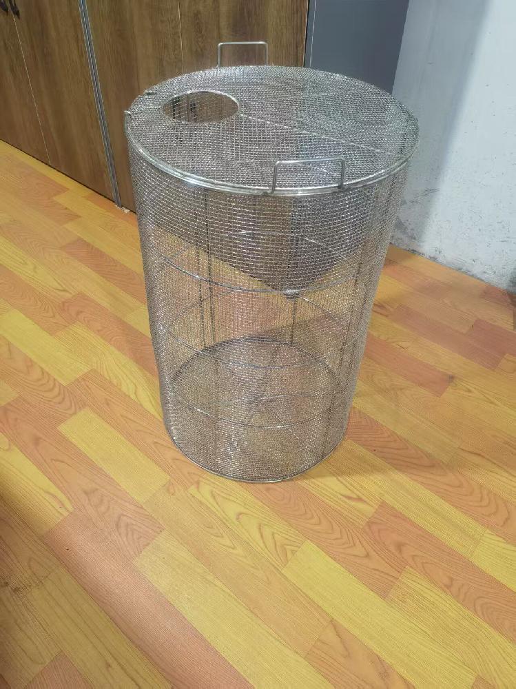 정화조 거름통 펌프 케이지 망 슬러지 오물 오수 직경 20cm 높이 40cm 1 mm 격자 - 상세 이미지 2