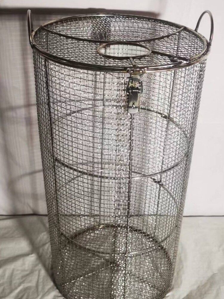 정화조 거름통 펌프 케이지 망 슬러지 오물 오수 직경 20cm 높이 40cm 1 mm 격자 - 상세 이미지 5