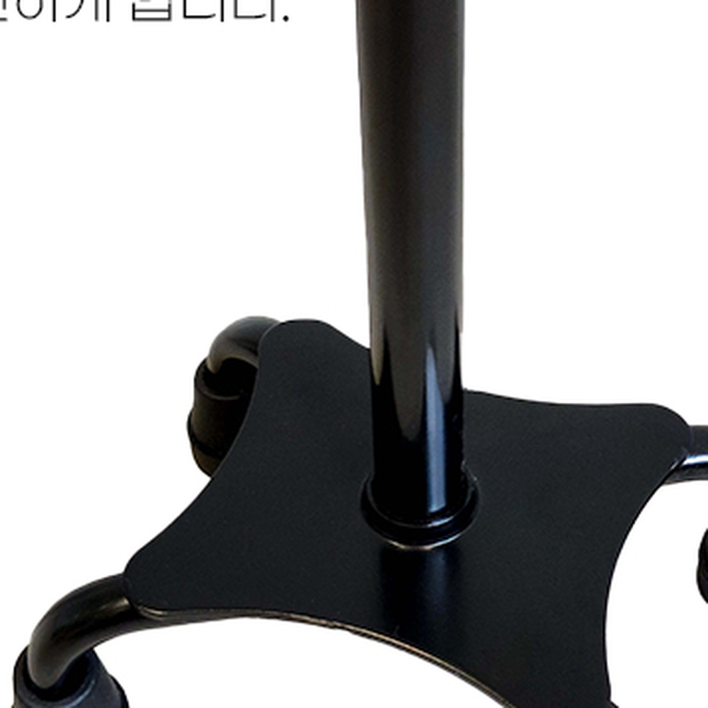 미끄럼방지안전산책보행보조기 알루미늄합금강력지지지팡이 높이조절균형유지안전지팡이 4발지지 네발 곡선형 이미지 6