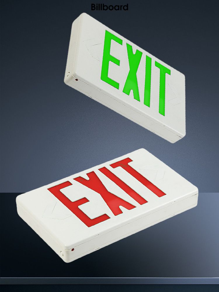 비상구 유도등 EXIT 학교 비상계단 피난유도등 빌딩용 단면 녹색 110-220V - 상세 이미지 5
