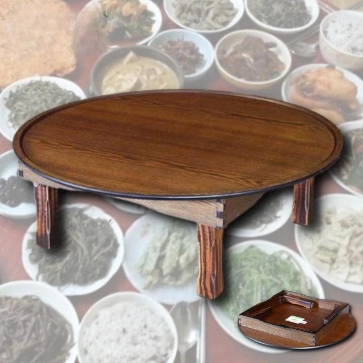 전통 교자밥상 손님맞이상 집들이식탁 81cm - 상품 이미지