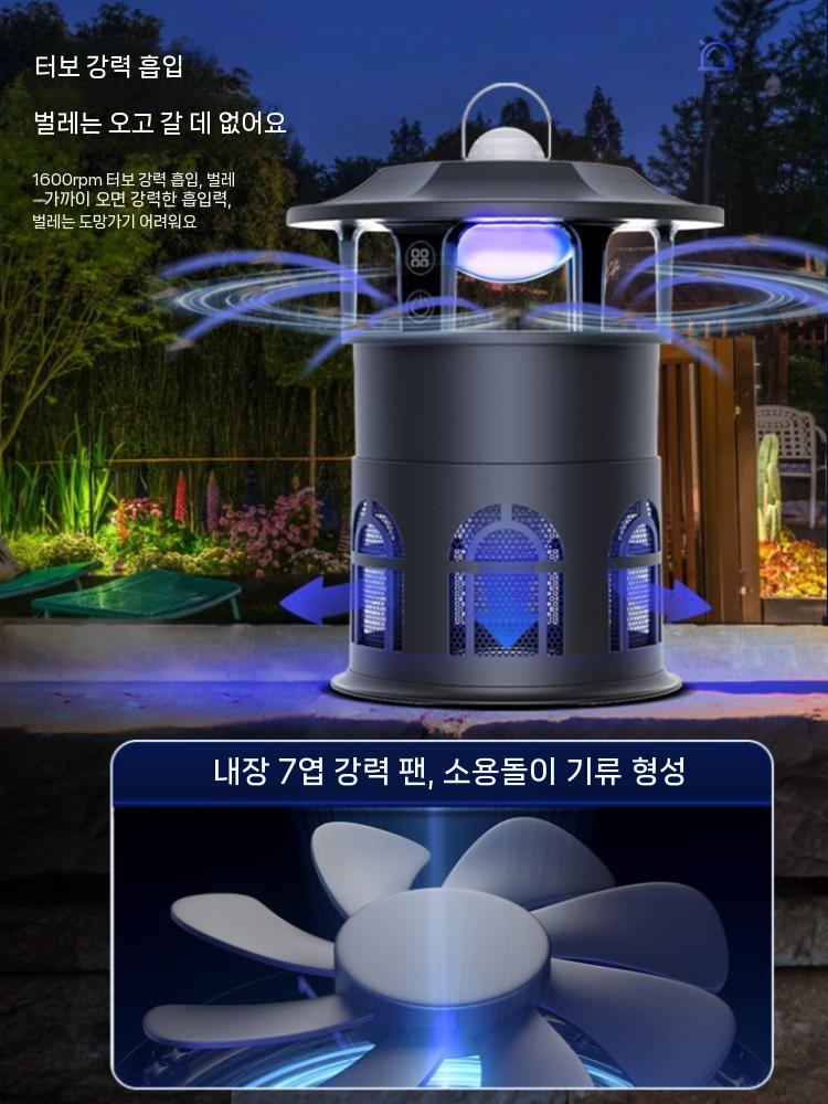 포충기 날벌레 퇴치기 농장 트랩 모기 날파리 해충 대형 포충기 - 상세 이미지 3