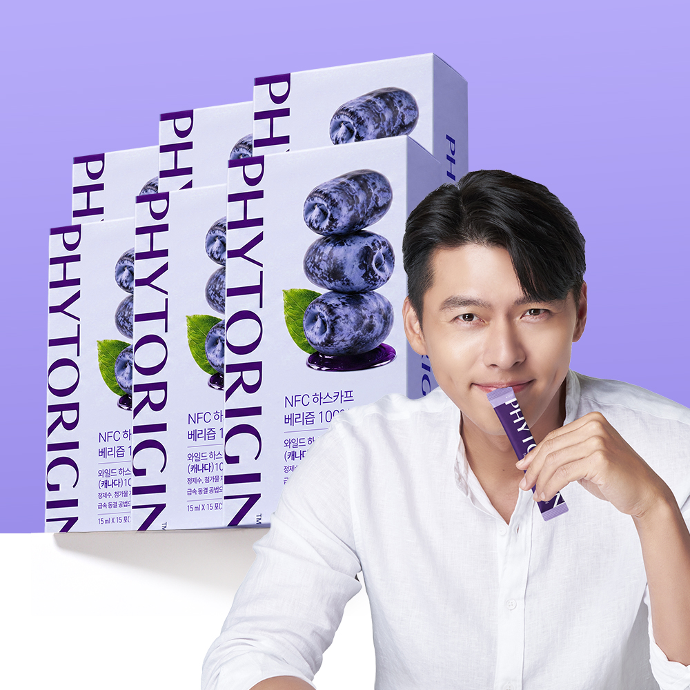 [90포] 파이토리진 NFC 하스카프 베리 즙 100% 착즙 15ml, 15포, 6개 - 상품 이미지