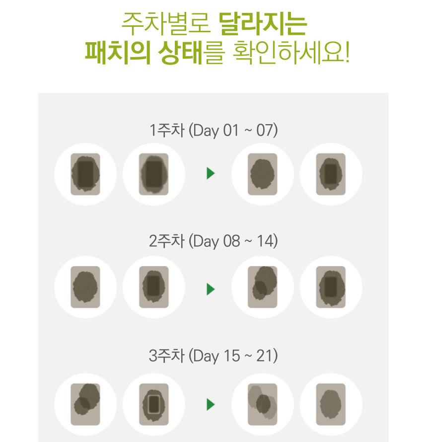 목초액 패치 발바닥 목초액 파스 대나무 수액 시트 패치 이미지 8