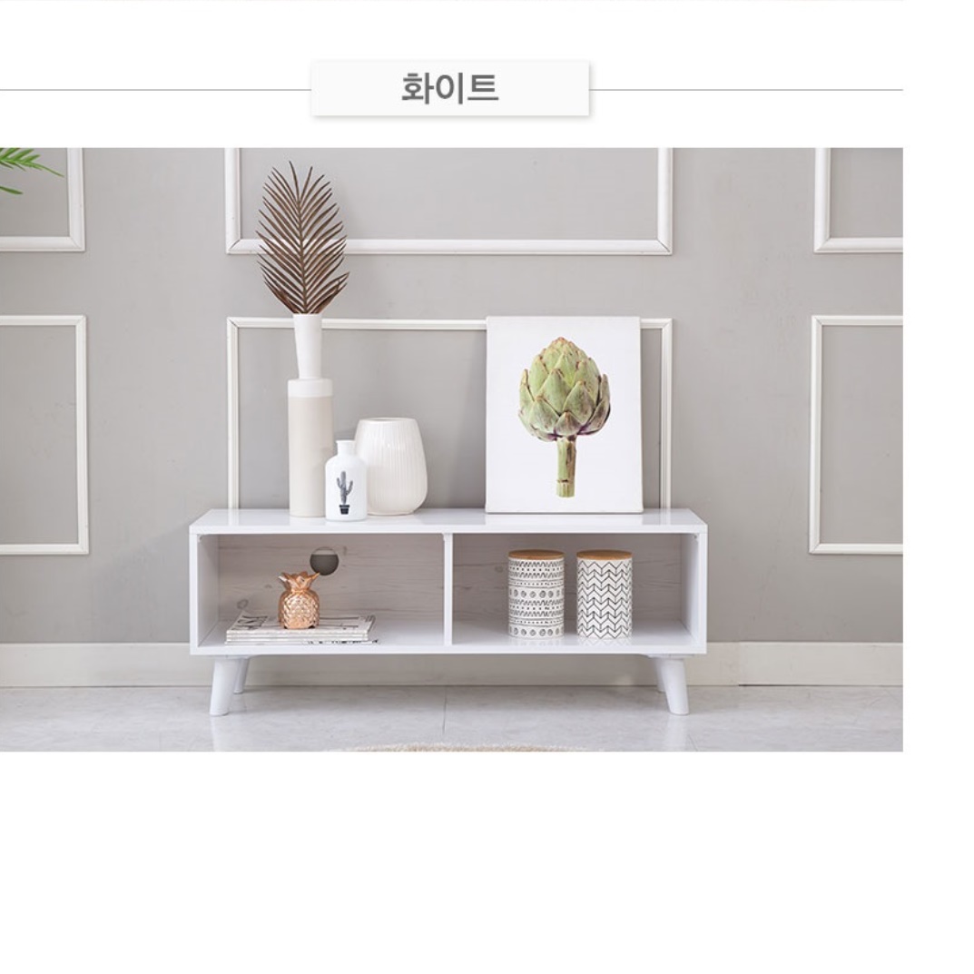 오디오장식장 낮은거실장 미니티비다이 원룸 안방 티비장 - 상세 이미지 3