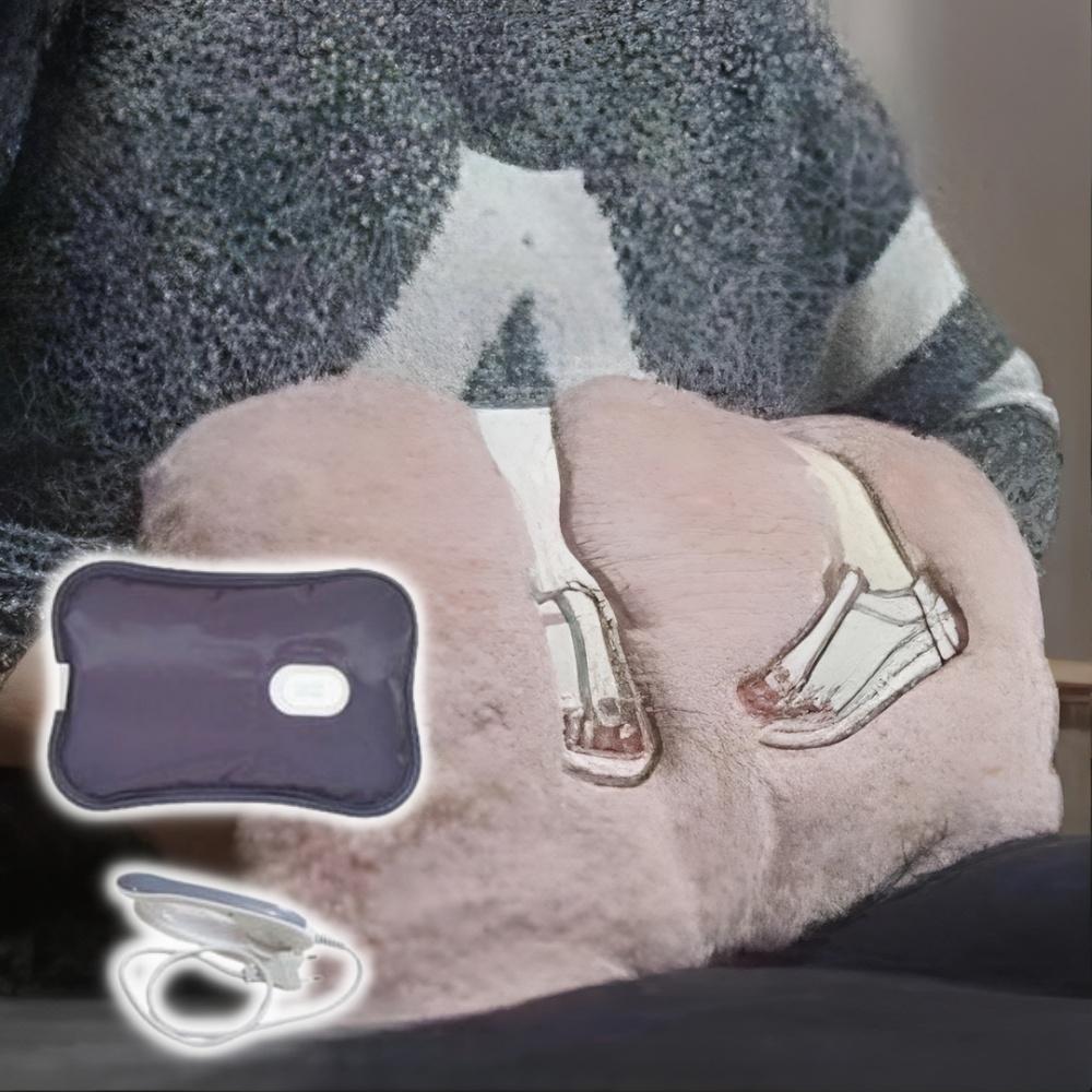 충전물주머니 아랫배찜질 충전식물주머니 배온열복대 - 상품 이미지