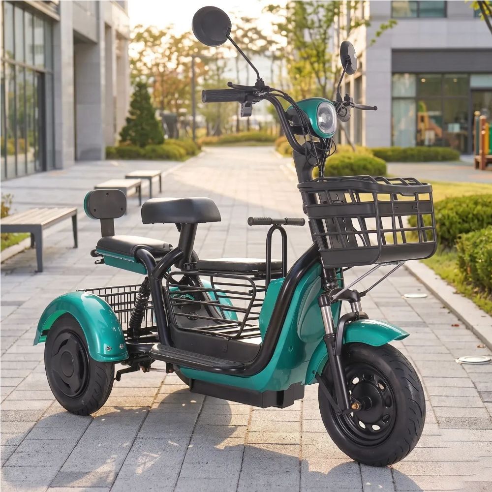 토르벡스 세발 전동 스쿠터 전기자전거 삼륜 800W 15A 리튬 약30km 3인용 그레이 - 상세 이미지 2