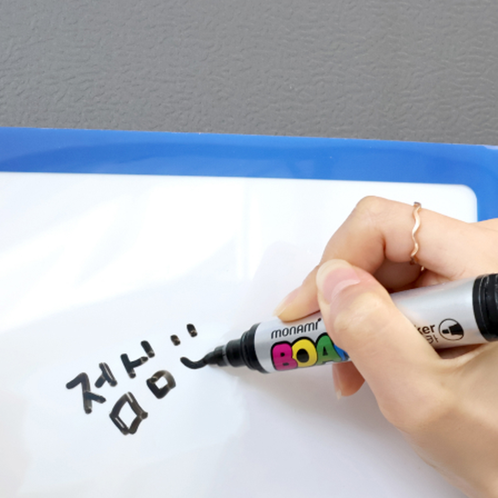 재사용가능시간표작성포켓패드 A4규격과제체크스티키포켓 탈부착가능공지문부착메모보드 - 상세 이미지 3