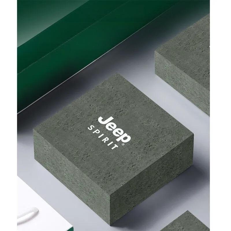 35mm JEEP 남성 소가죽 자동 버클 정장 비즈니스 가죽 벨트 지프 허리띠 - 상세 이미지 3