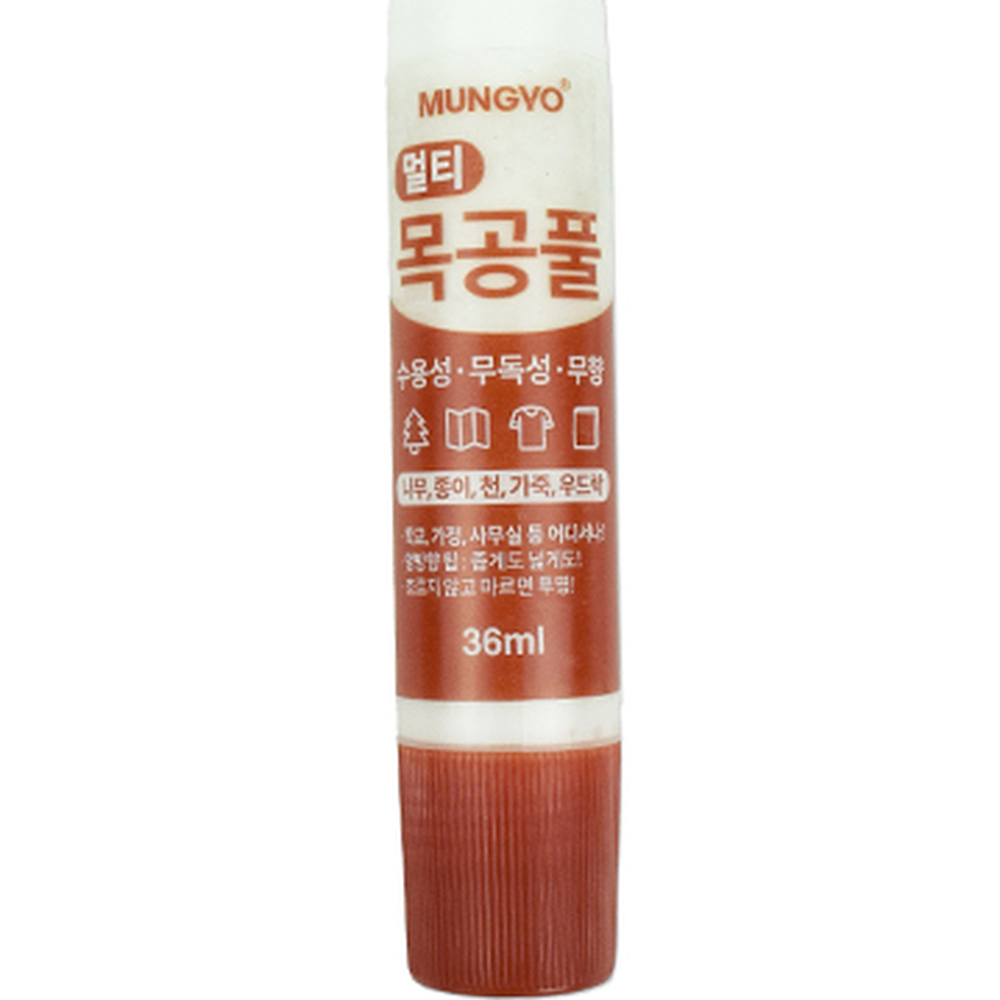 투명용기수작업용접착풀 편리한그립공예용나무풀 듀얼팁강력접착목공풀 36ml - 상세 이미지 3