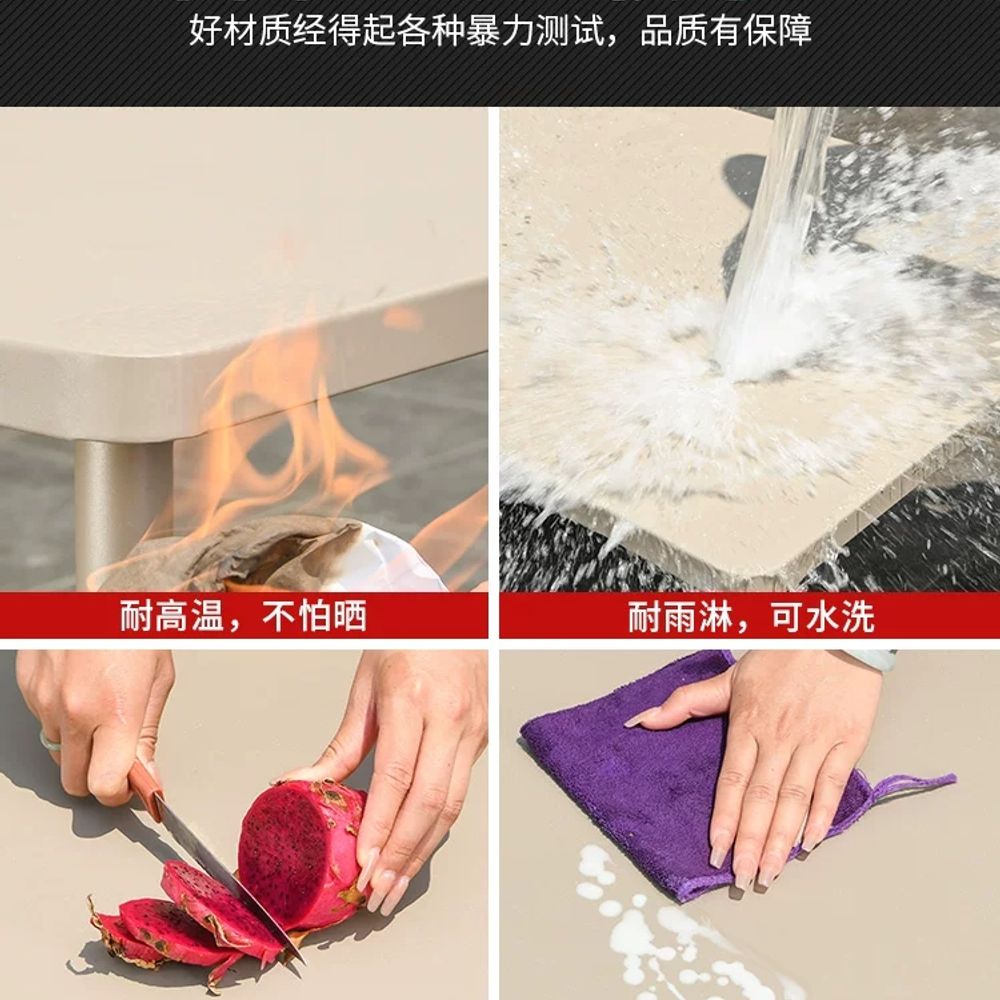 야외테이블 의자 세트 편의점 라탄 원형 캠핑 북유럽 - 상세 이미지 5