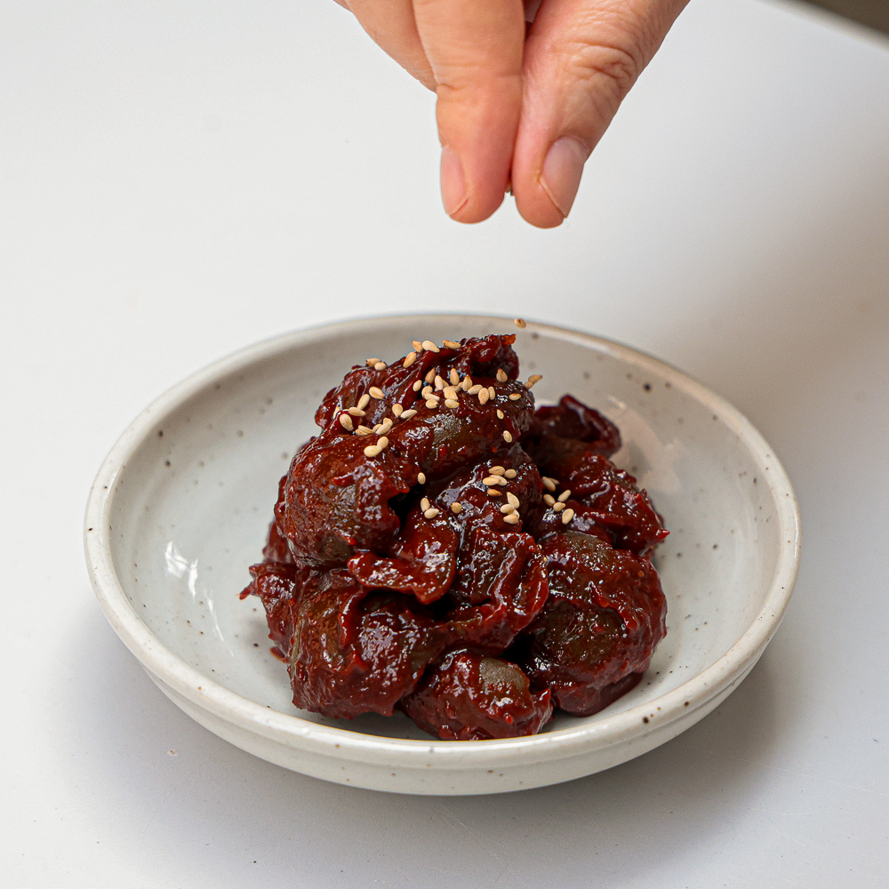 매실짱아치 국산 고추장 매실 장아찌 반찬 순창 고전전통 1kg, 1개 이미지 6