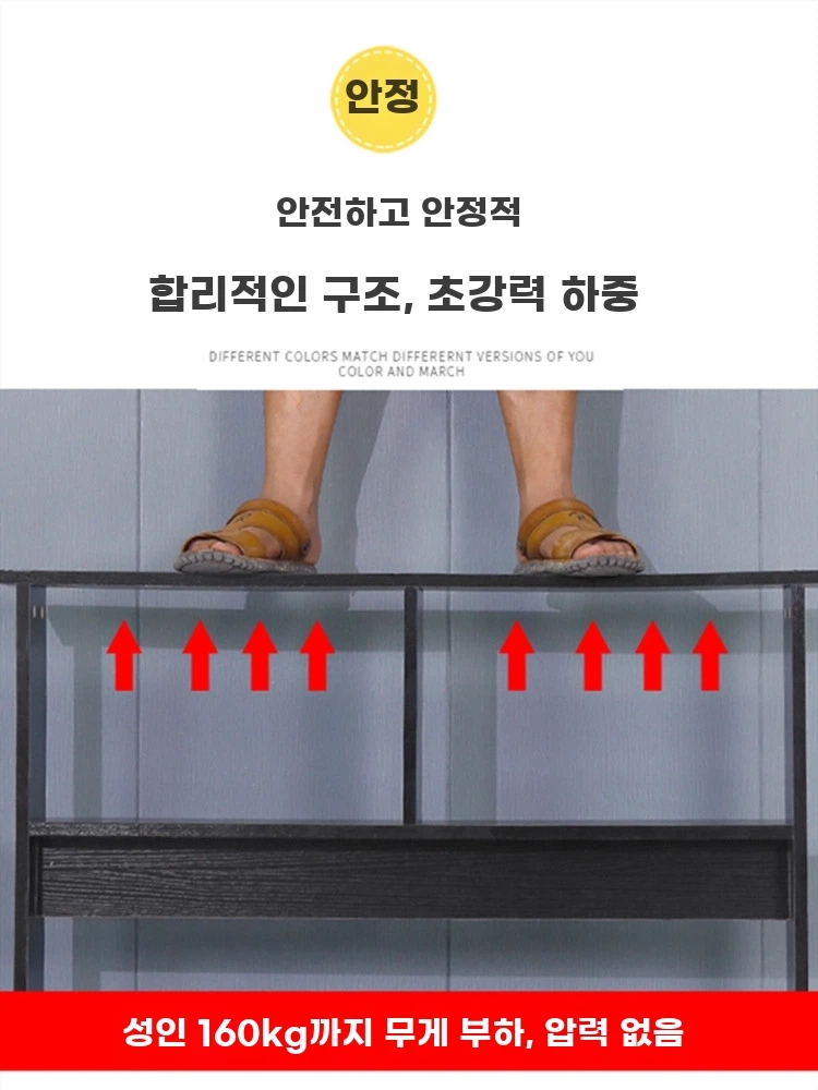 침대 틈새 수납장 폭좁은 침대옆 슬림 틈새장 - 상세 이미지 5