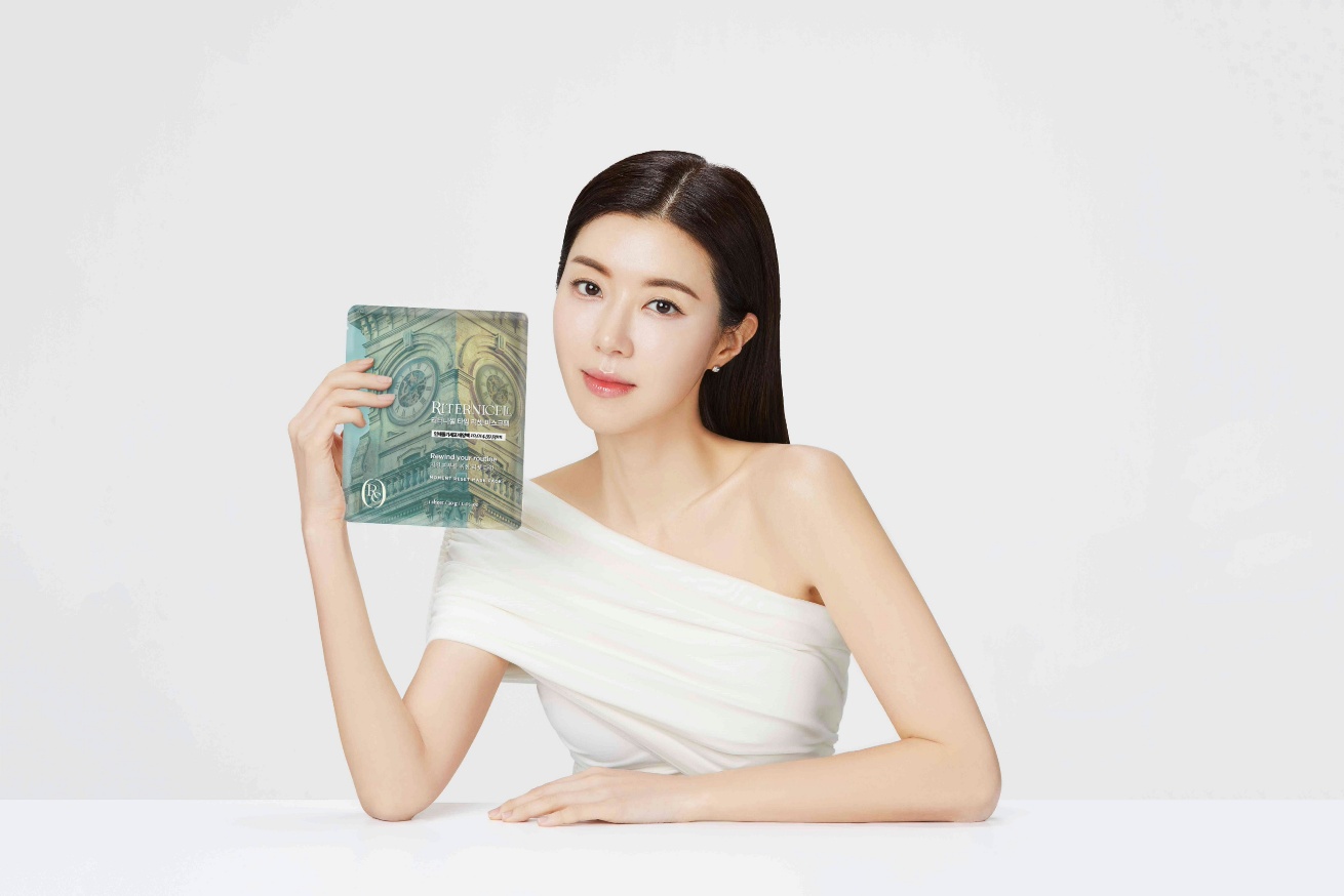 리터니셀 인체줄기세포 10,000ppm 하이드로겔 마스크팩 4매, 1개 - 상품 이미지