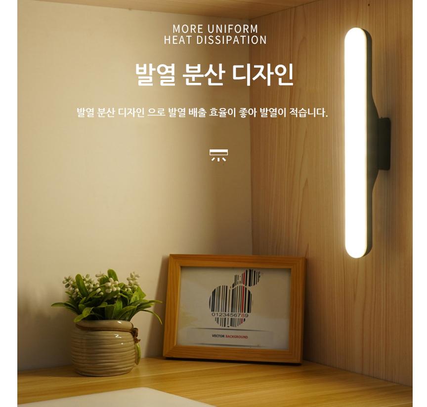 책상 스탠드 조명 화장대 무선 스탠드 조명 자석 독서등 - 상세 이미지 5