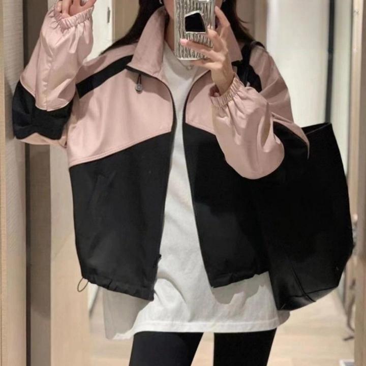 여성가을바람막이 크롭 바람막이 운동 스포츠 등산 상품 이미지