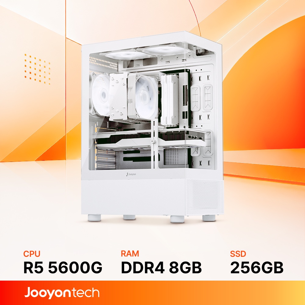주연테크 MARINE D3v56G 화이트 AMD 라이젠5 5600G 사무용 가정용 게이밍 데스크탑 PC - 상품 이미지