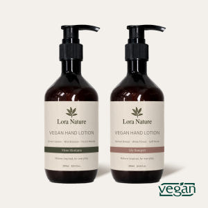 [1+1]로라네이처 비건 대용량 핸드크림 퍼퓸 핸드로션 300ml 솔직 후기 | 피부 타입별 분석 - 상품 이미지 1