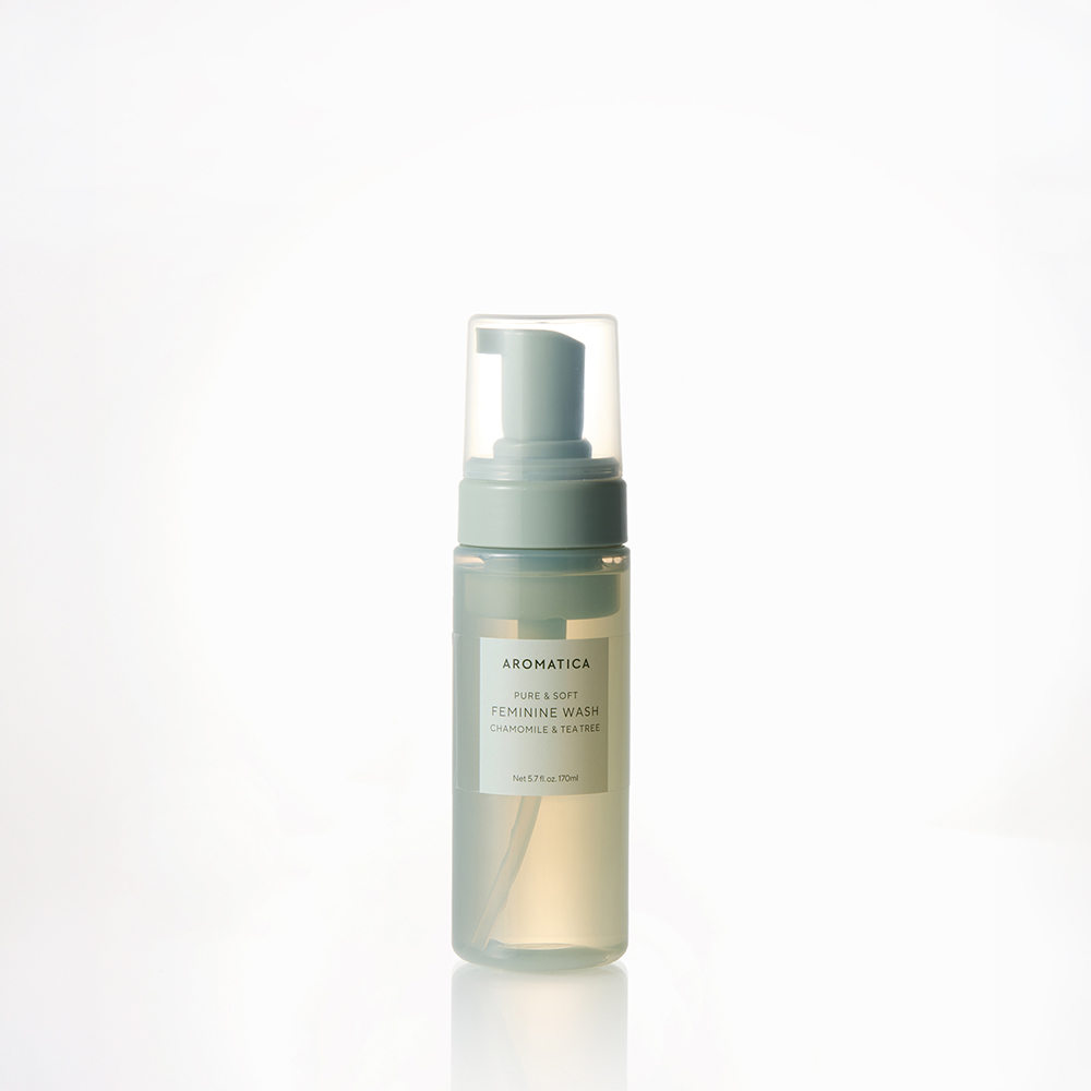 아로마티카 퓨어 앤 소프트 여성청결제 캐모마일 & 티트리 170ML 이너퍼퓸 와이클렌저 y존케어 페미닌워시 - 메인 이미지