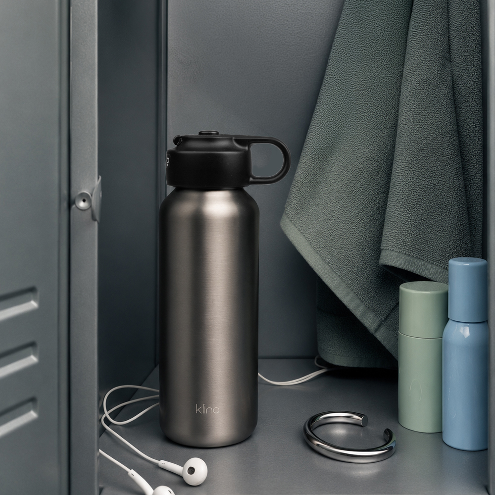 클리나 그립온 스포츠 텀블러 원터치 보온보냉 스텐 차량용 620ml, 1개 이미지 7