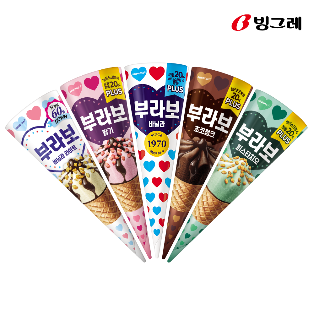 해태아이스 부라보콘 바닐라 160ml 24개 아이스크림 이미지 7