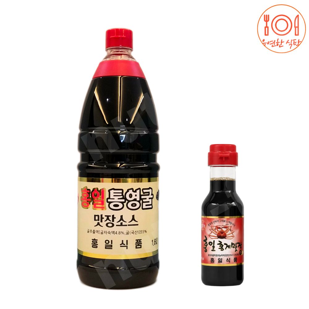 홍일 통영굴맛장 간장 만능 소스 1.8리터 + 백간장 200ml 편스토랑 손태진 - 상세 이미지 3