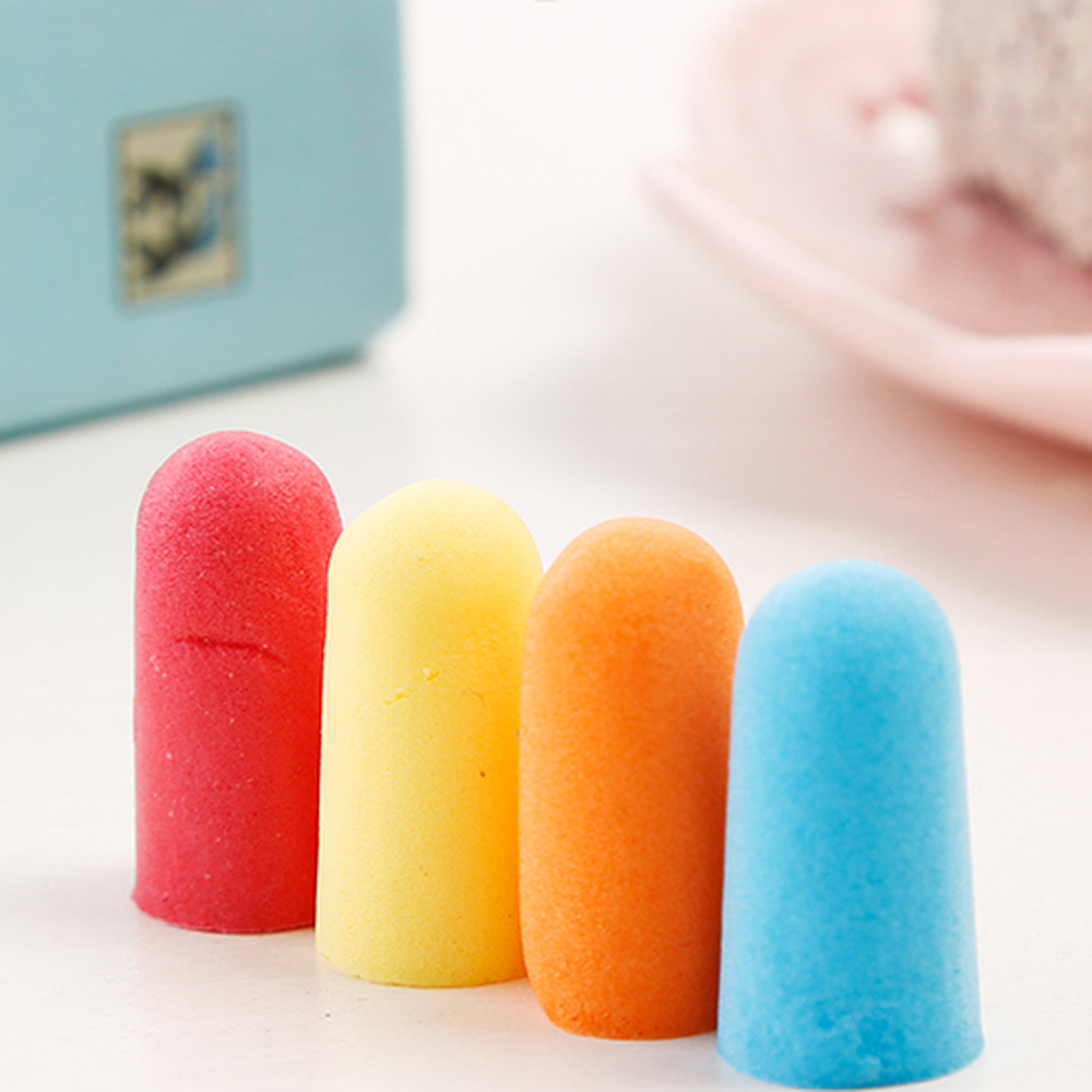 편안한착용소음방지귀마개 소음감소수면용이어플러그 폼타입공부용수면귀마개 - 상세 이미지 2
