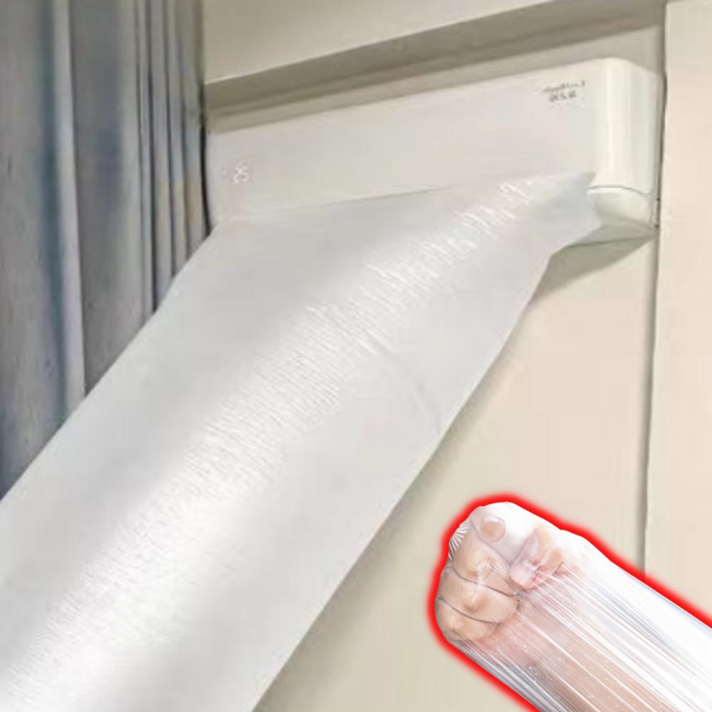 8m 에어컨 통풍 비닐 에어컨 바람 연장 긴비닐 에어컨 바람길 - 상품 이미지