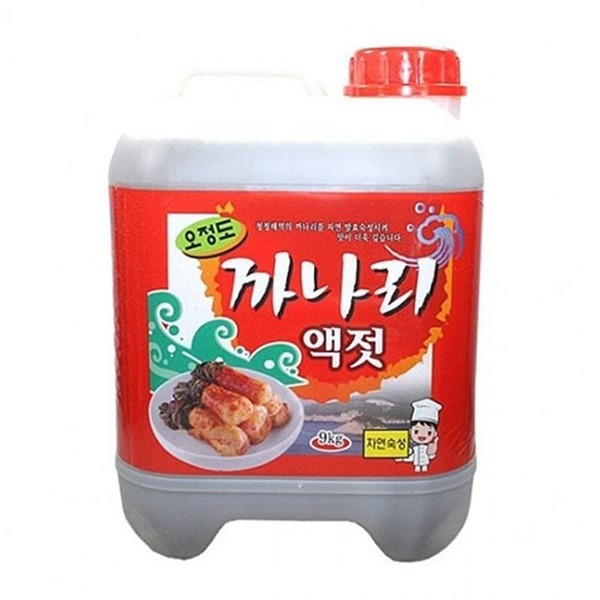숙성 까나리 액젓 9kg 김장용 조미 액젓 국내산 9kg 대용량 - 상품 이미지
