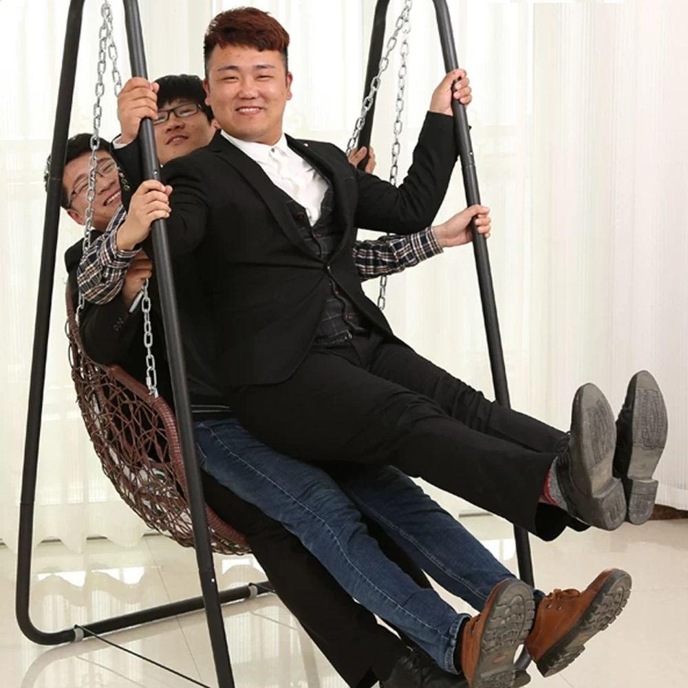 스윙 테라스 해먹 미니 카페 캐노피 의자 그네 실내그네 - 상세 이미지 5
