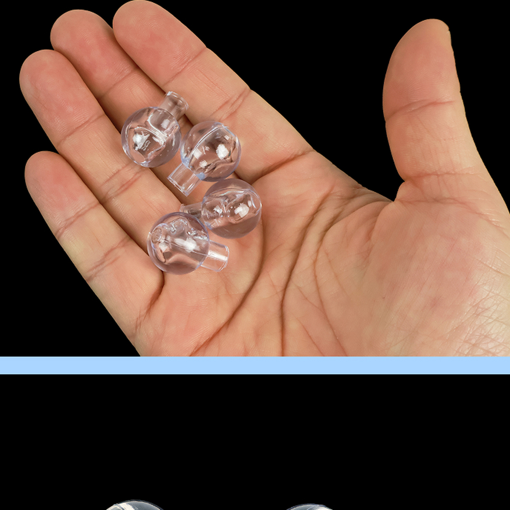 매끄러운마감공예재료아크릴볼 가벼운무게공예볼 영롱투명DIY재료데코볼 15mm 10개입 - 상세 이미지 2