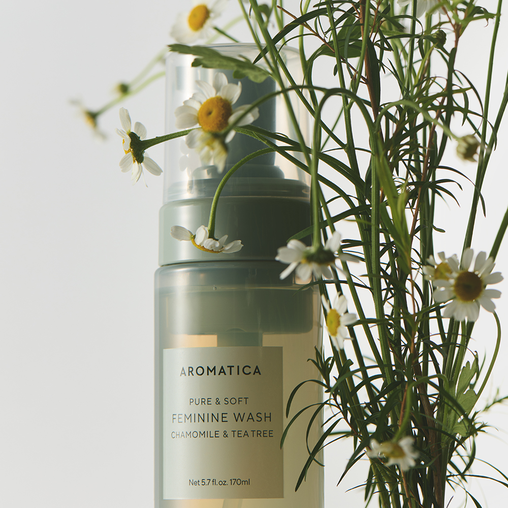 아로마티카 퓨어 앤 소프트 여성청결제 캐모마일 & 티트리 170ML 이너퍼퓸 와이클렌저 y존케어 페미닌워시 - 상세 이미지 3