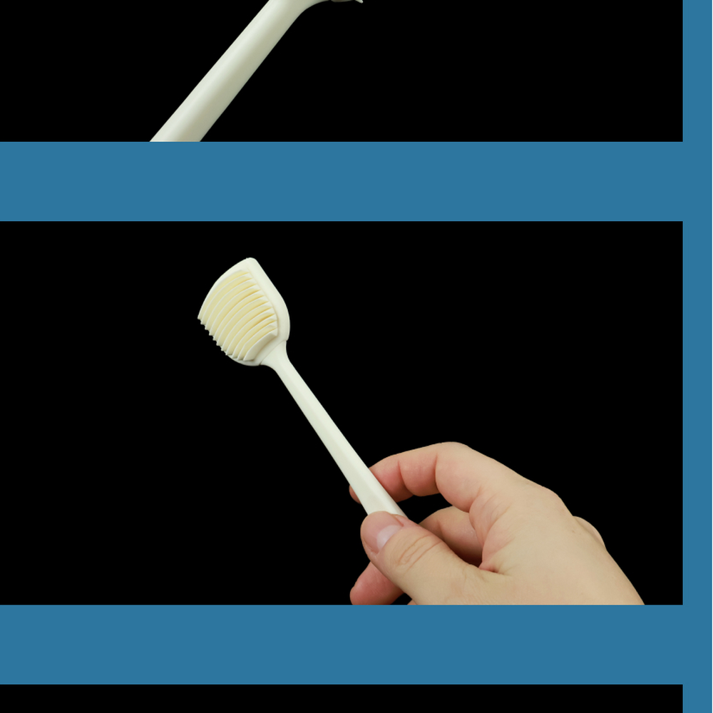 위생적인설태제거기 리필형구강관리혀클리너 커플세트구취제거혀세정기 이미지 6