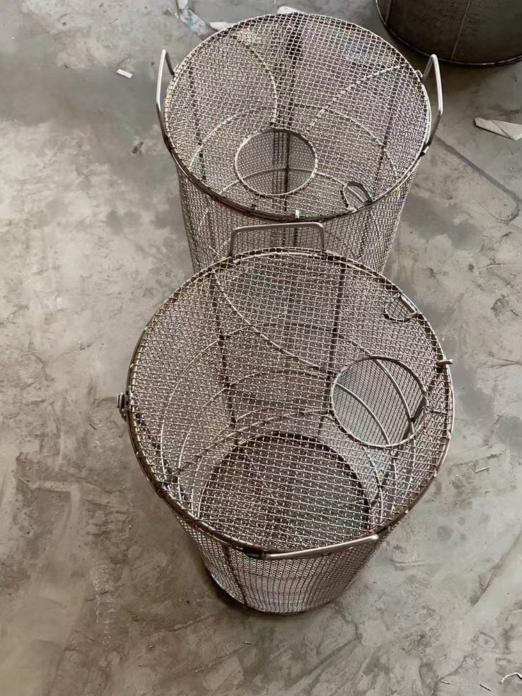 정화조 거름통 펌프 케이지 망 슬러지 오물 오수 직경 20cm 높이 40cm 1 mm 격자 - 상세 이미지 4