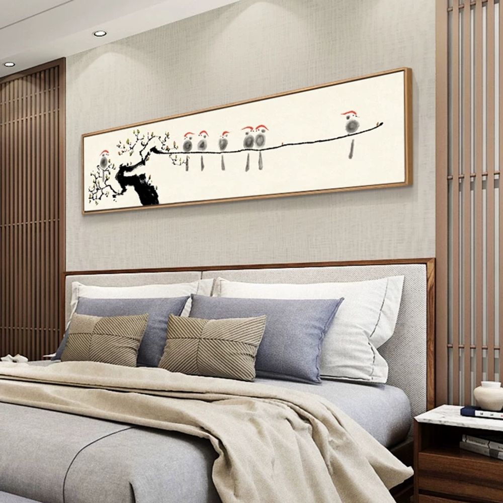 동양화 풍경화 흑백 감성 그림 폭포 산수화 산수 수묵 - 상세 이미지 5