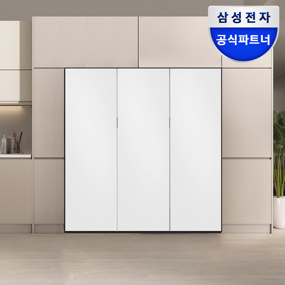 삼성전자 비스포크 키친핏 냉장고 냉동고 김치냉장고 1도어 세트 오토오픈도어 AI정온 상품 이미지