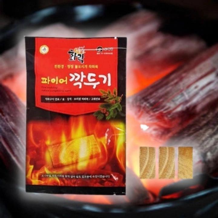 파이어 장작불쏘시개 깍두기 착화제 캠핑 장작착화제 - 상품 이미지