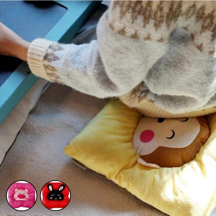 작은전기장판 방석난로 의자온열매트 - 상품 이미지